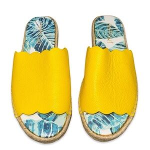 J. McLaughlin Yellow Sandals
